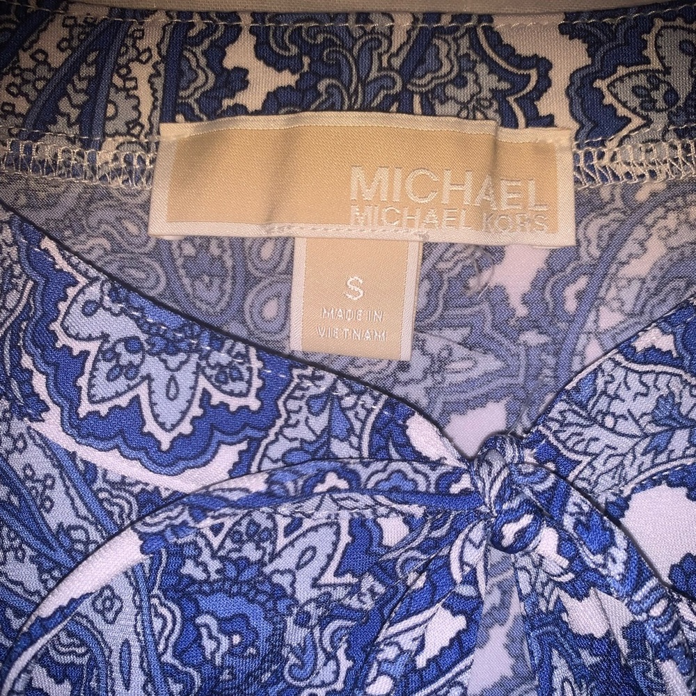 ❤️MICHAEL KORS❤️NWT!RUFFLED HEM DRESS! EXCELLENT CONDITION!! - Picture 7 of 9